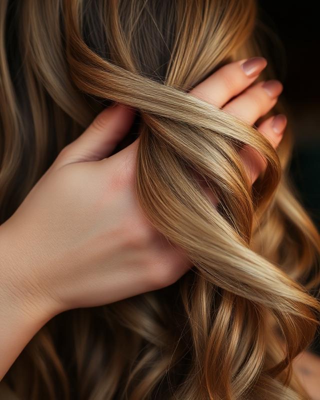 Detail van haarstyling